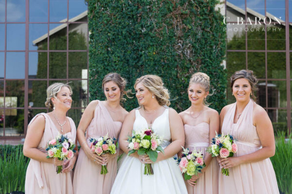 Indoor Ceremony and Reception at Olde Dobbin Station in Montgomery Texas